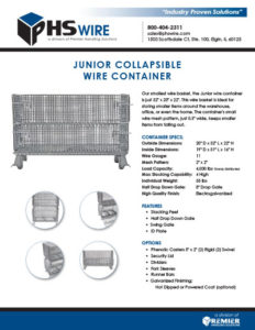 Junior Wire Container