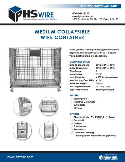 Medium Wire Container