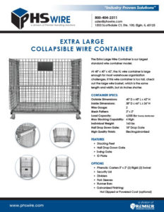 XL Wire Container PDF